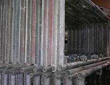 Layher Blitz scaffold edge protection andamio protección échafaudag
