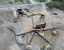 Fabo STATIONARY TYPE 250-300 T/H CRUSHING & SCREENING PLANT