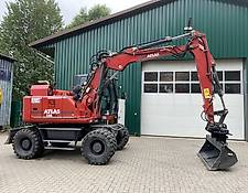 Volvo Atlas 160 WSR Mobilbagger Doosan JCB CAT Volvo Liebherr Komatsu